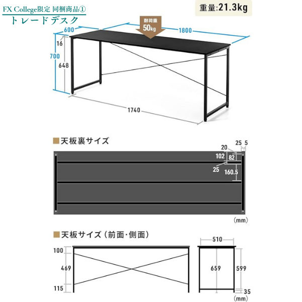 【新品】トレード専用PC【8画面マルチモニターセット】FX Collegeオリジナルモデル