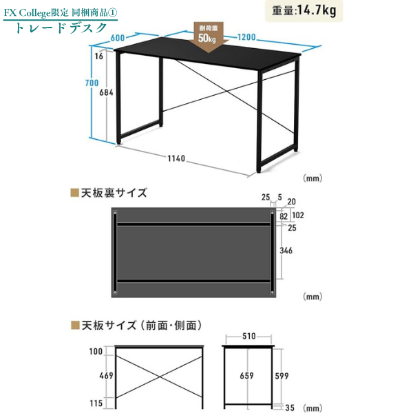 【新品】トレード専用PC【4画面マルチモニターセット】FX Collegeオリジナルモデル